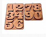 תבנית סיליקון ספרות עומדות תבנית סיליקון ספרות עומדות