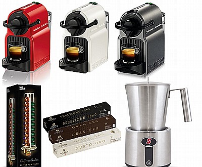 מכונה עם מקציף מכונה עם מקציף